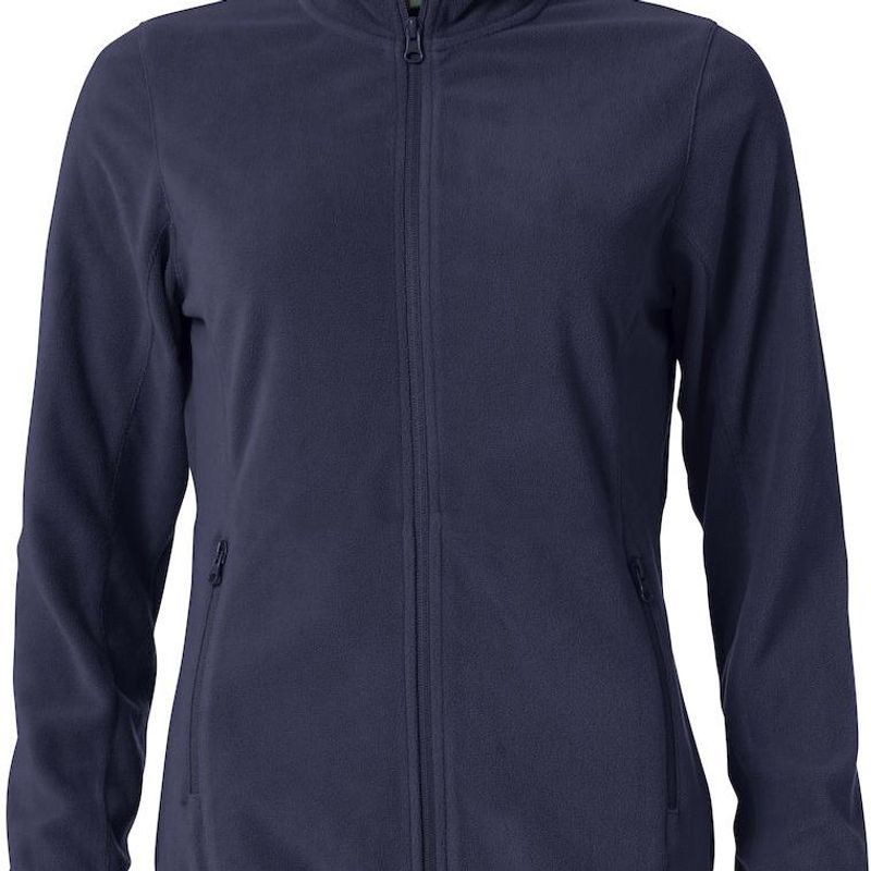 Basic Micro Fleece Jakke Dame Logo Rygg