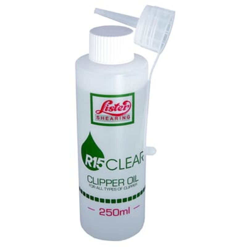 Lister R15 Clear Clipper Oil 250mL