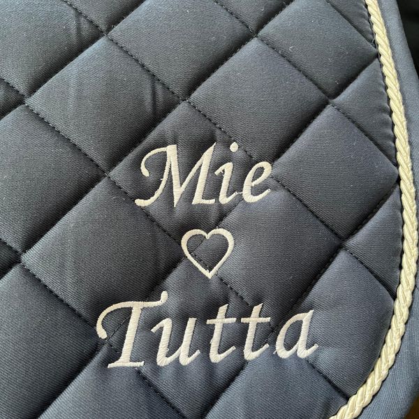 Hovedbilde Hamilton Saddle Pad Jumping Med Brodering