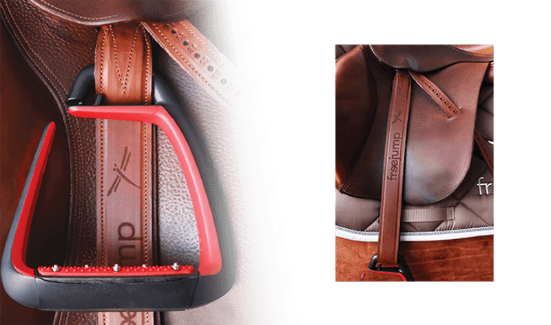 Freejump Stirrups Leather Classic Wide 