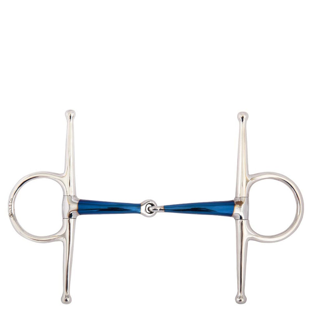 BR Single Jointed Full Cheek Snaffle Sweet Iron 14 mm